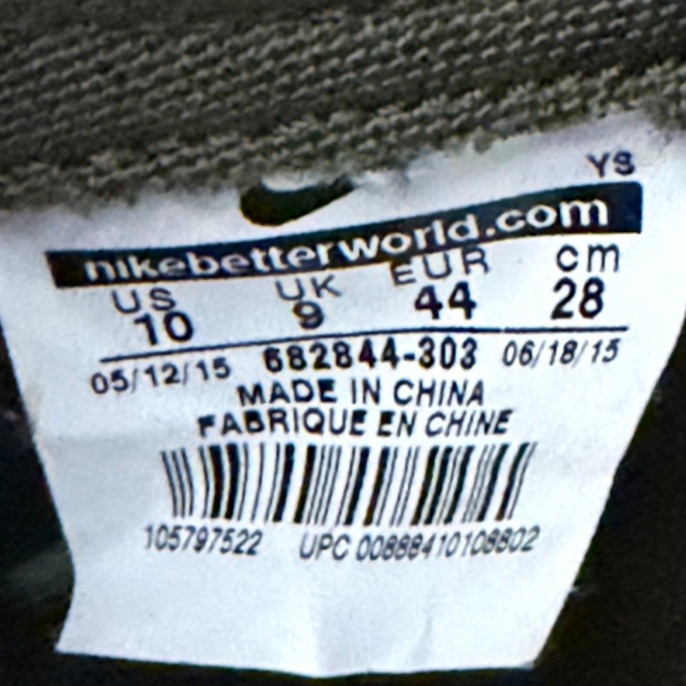 A- shoes Nike Internationalist Mid Olive Green Mens Sneakers 682844-303 Size 10 - Picture 6 of 12